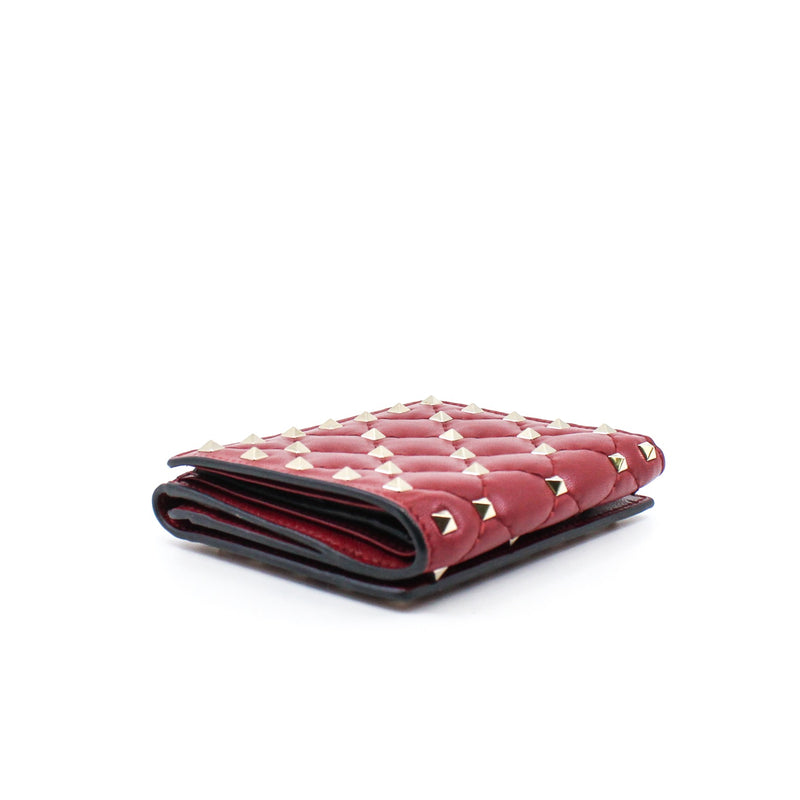 vt small red wallet rivet