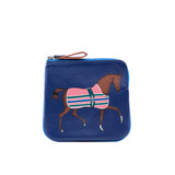 thumbnail zip pouch navy rodeo print - L'UXE LINK