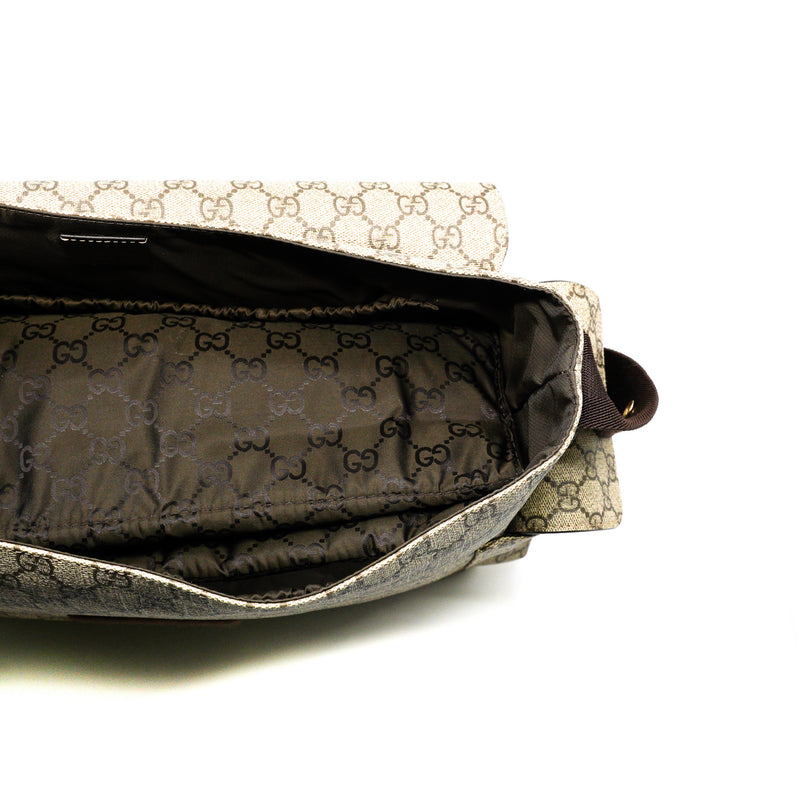 nappy bag monogram fabric - L'UXE LINK