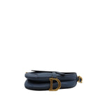 thumbnail saddle mm leather blue - L'UXE LINK