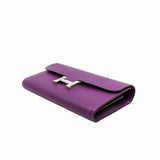 thumbnail constance long wallet epsom purple phw T stamp - L'UXE LINK