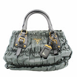 thumbnail PRADA TOTE FABRIC green - L'UXE LINK