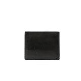 thumbnail compact wallet in leather dark brown