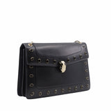 thumbnail flap  chain bag leather black - L'UXE LINK