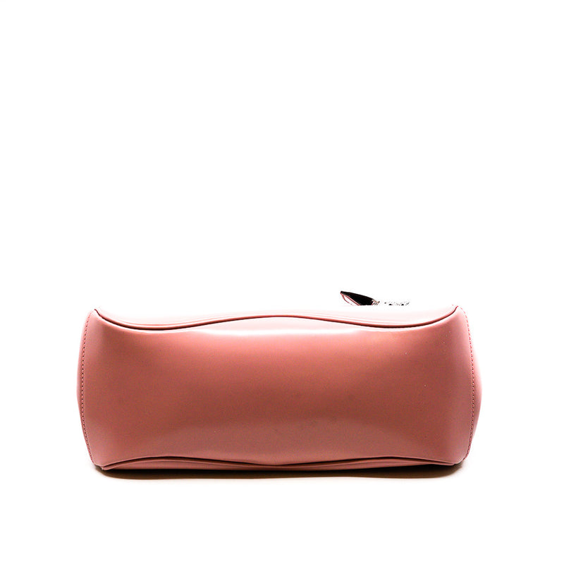 flap lock bag in patent pink phw - L'UXE LINK