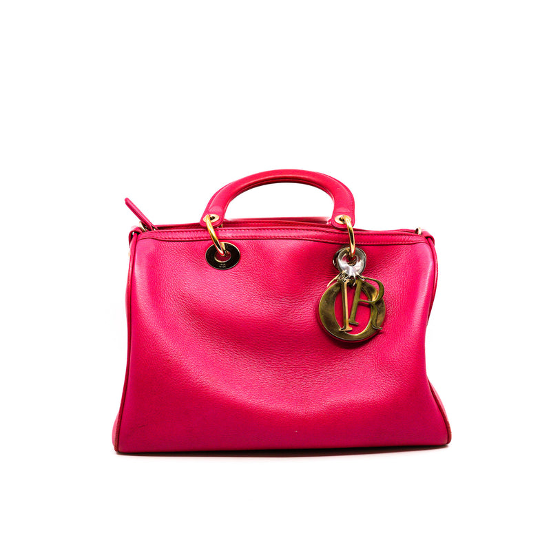 zip tote in calfskin pink phw