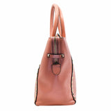 thumbnail tote bag small with long strap leather peach pink ghw - L'UXE LINK