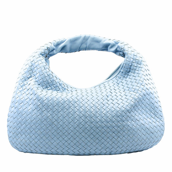 shoulder bag weave blue