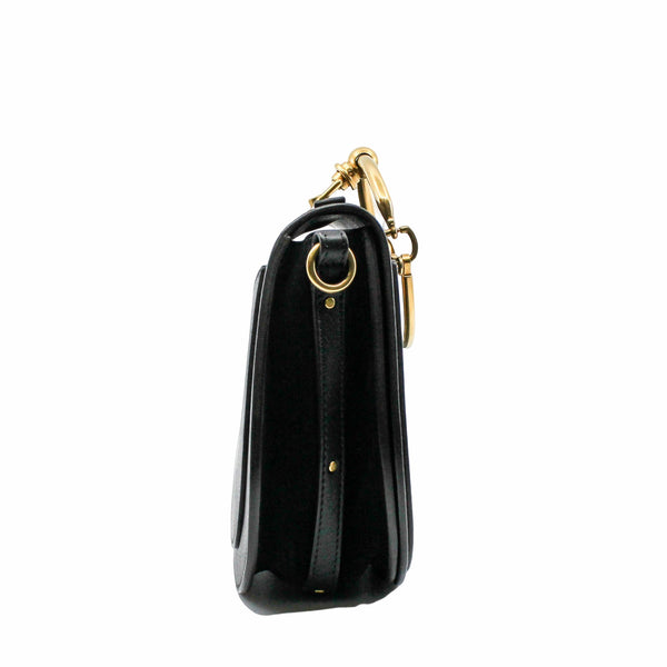 Nile Bracelet Bag Medium Calfskin  Black ghw - L'UXE LINK