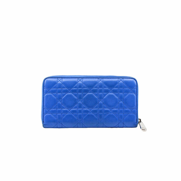 Zip Around Escapade Wallet lambskin blue ghw