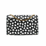 thumbnail Chain Bag  Star Print Monogram Black White GHW - L'UXE LINK