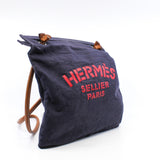 thumbnail fabric side bag navy - L'UXE LINK