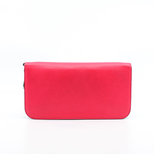 issimo long wallet pink with gray phw - L'UXE LINK