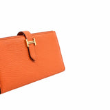 thumbnail bearn long wallet orange ghw A stamp - L'UXE LINK