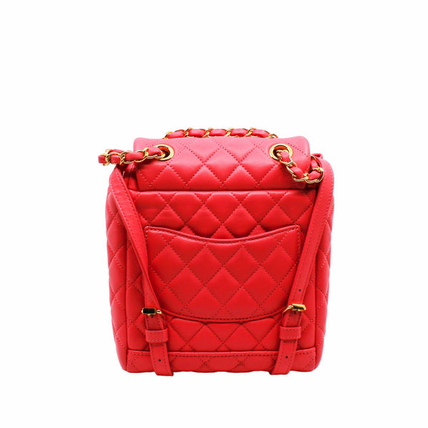 flap backpack small watermelon red ghw seri27 - L'UXE LINK