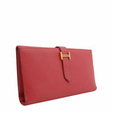 thumbnail bearn wallet in 3 compartment red GHW - L'UXE LINK