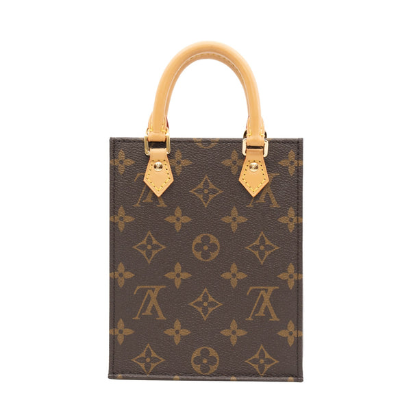 PETIT SAC PLAT MONOGRAM CANVAS - L'UXE LINK