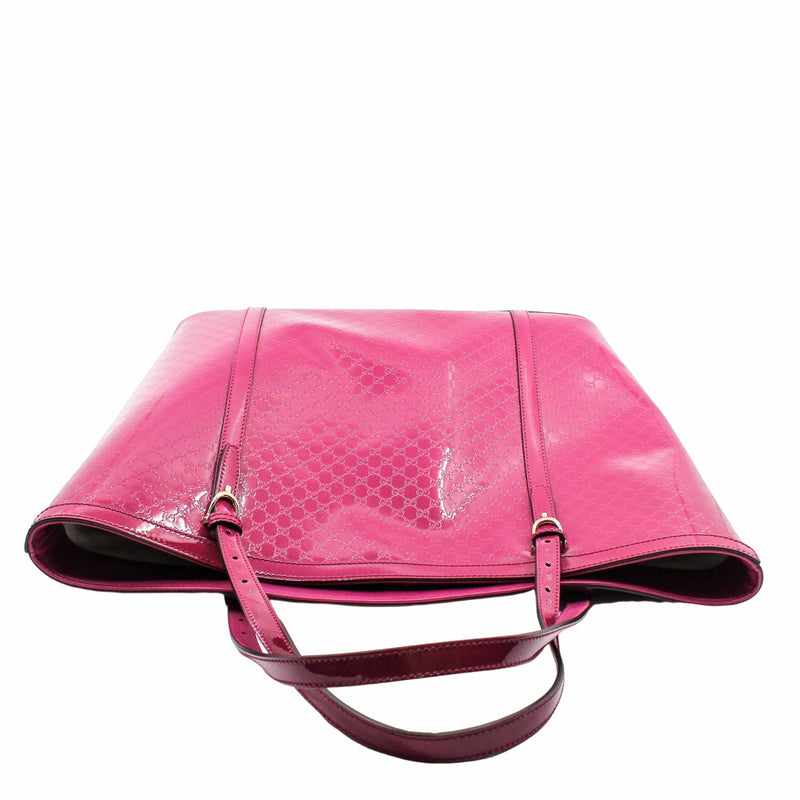 Tote Patent Leather Pink Berry