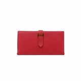 thumbnail bearn wallet in 3 compartment red GHW - L'UXE LINK