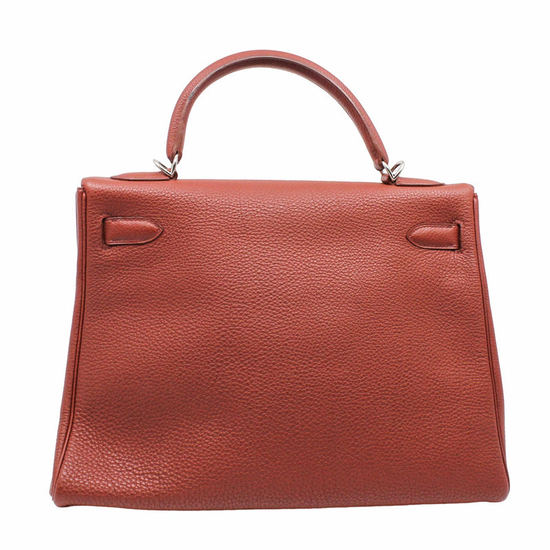 kelly 32cm togo dark red phw M stamp - L'UXE LINK