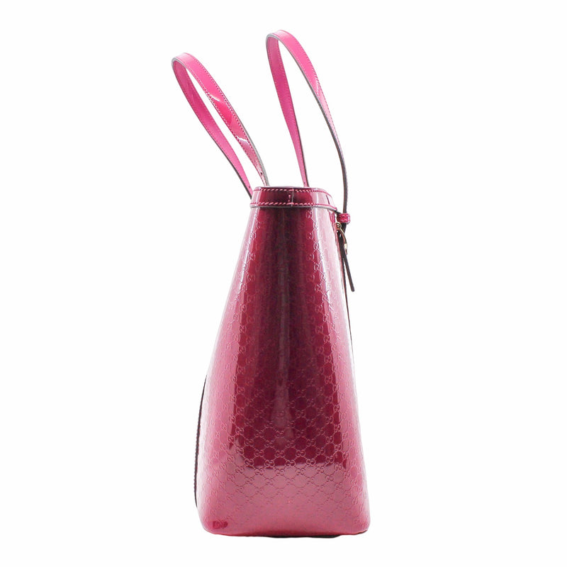 Tote Patent Leather Pink Berry