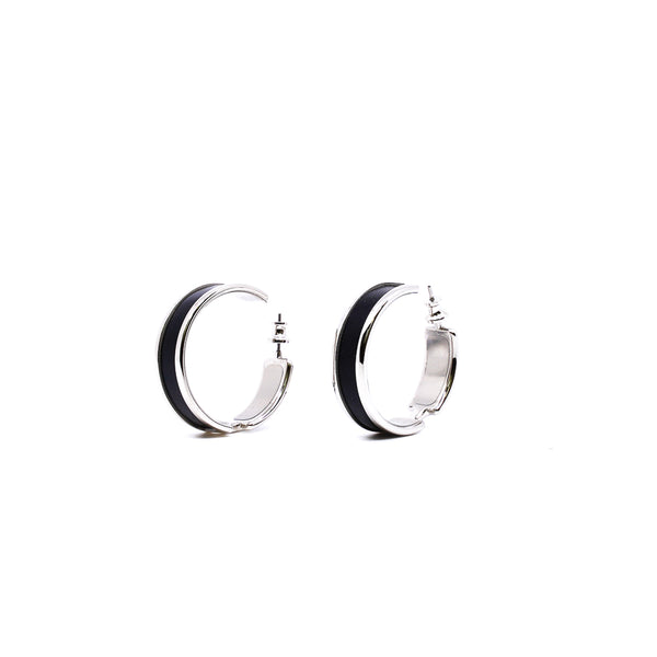 Boucles d'oreilles Olympe earring in black phw - L'UXE LINK