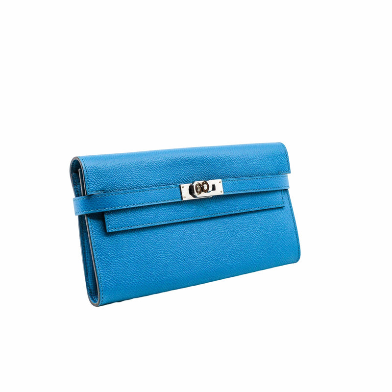 kelly long wallet 7w blue phw o stamp – L'UXE LINK