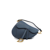 thumbnail saddle mm leather blue - L'UXE LINK