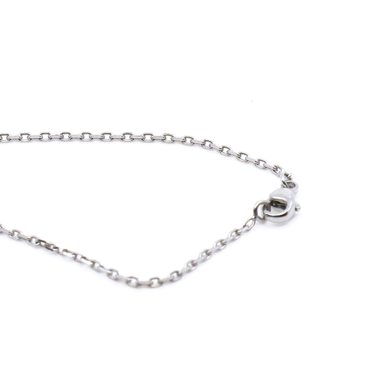 mini pop h necklace grey phw
