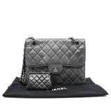 thumbnail square flap bag in gray snake skin seri 17 - L'UXE LINK