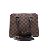 thumbnail vintage box top handle strap shoulder bag in damier ebene ghw 2020