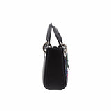 thumbnail lady dior super mini black with badge  phw - L'UXE LINK