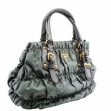 thumbnail PRADA TOTE FABRIC green - L'UXE LINK