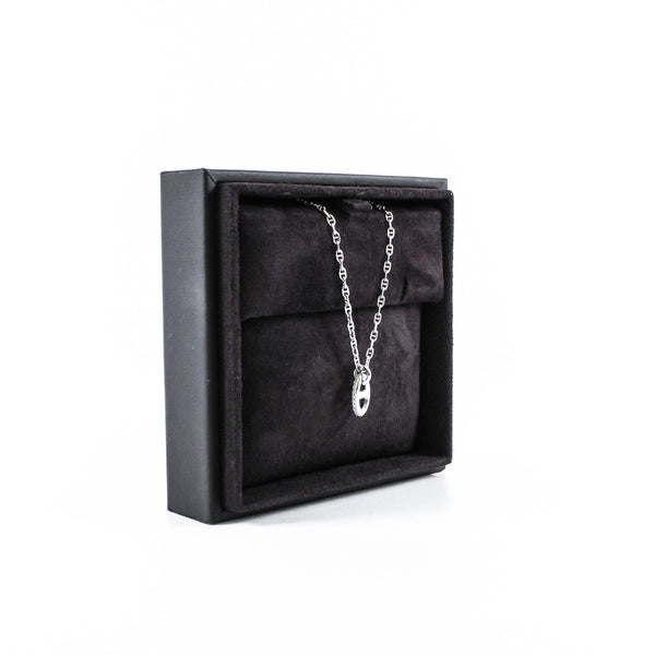 d'ancre diamond necklace in 18k wg