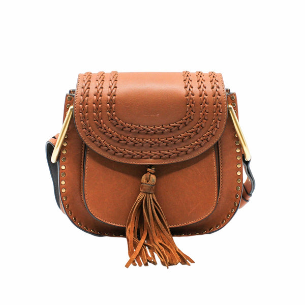 hudson shoulder bag small brown ghw - L'UXE LINK