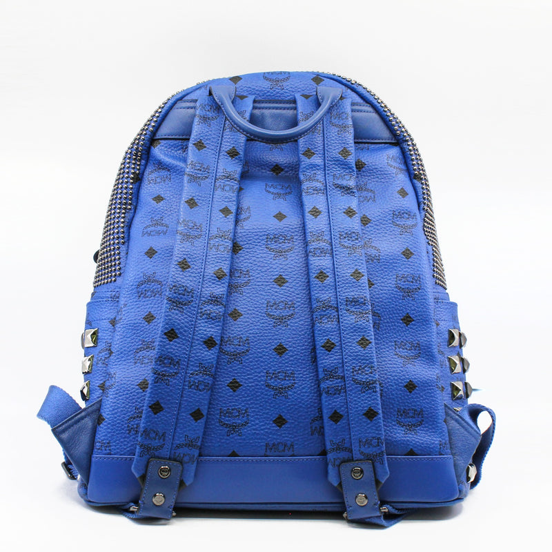 blue medium stud backpack