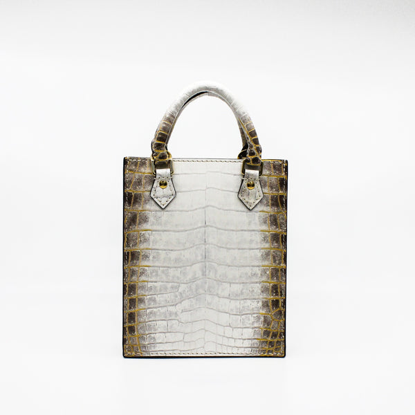 tote crocodile white himalaya ghw rrp18200 - L'UXE LINK