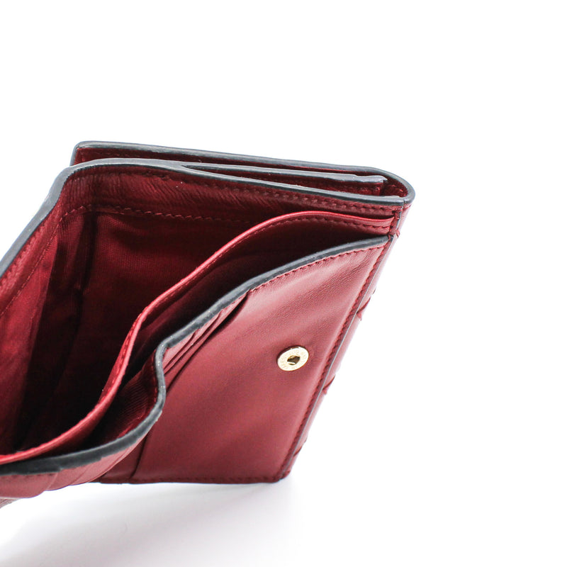 vt small red wallet rivet