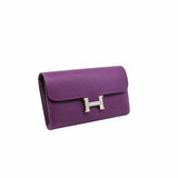 thumbnail constance long wallet epsom purple phw T stamp - L'UXE LINK