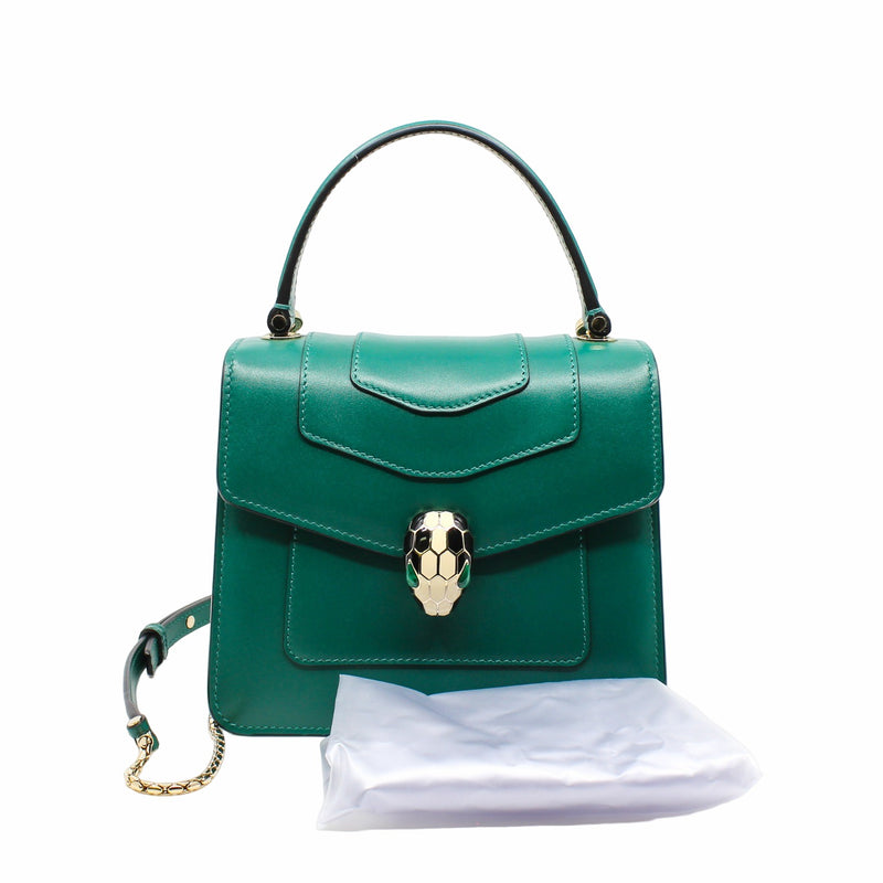 serpenti with handle green ghw - L'UXE LINK