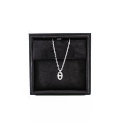 d'ancre diamond necklace in 18k wg