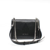 thumbnail seripenti flap bag black phw - L'UXE LINK