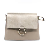 thumbnail faye medium leather grey - L'UXE LINK