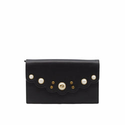 CLUTCH BAG MARMONT LEATHER black pearl  ghw