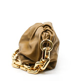 thumbnail chain pouch bag brown ghw - L'UXE LINK