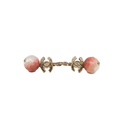 red beads pandent earringghw - L'UXE LINK