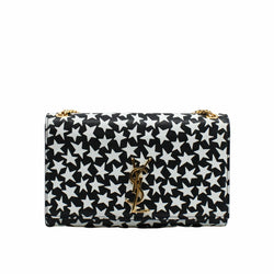 Chain Bag  Star Print Monogram Black White GHW - L'UXE LINK