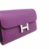 thumbnail constance long wallet epsom purple phw T stamp - L'UXE LINK