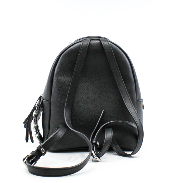 by the way backpack crystal small leather black   phw - L'UXE LINK