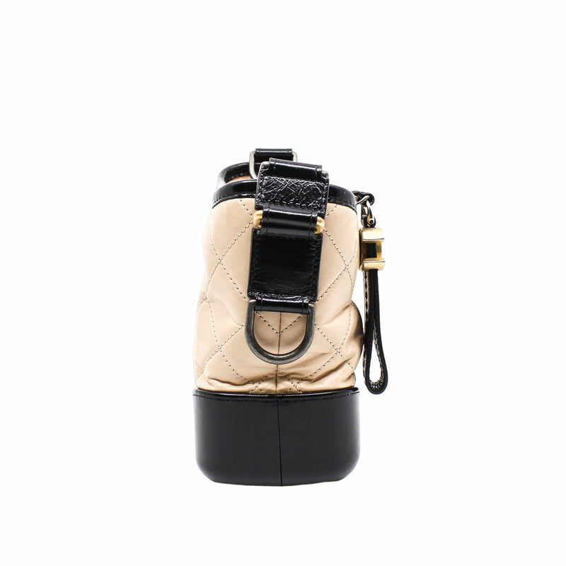 gabrielle mediium beige black ghw seri 25 - L'UXE LINK